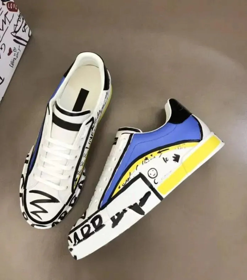 GD Premium Leather Sneakers | Luxury Designer Collection for Men & Women