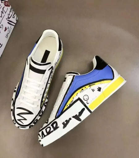 GD Premium Leather Sneakers | Luxury Designer Collection for Men & Women