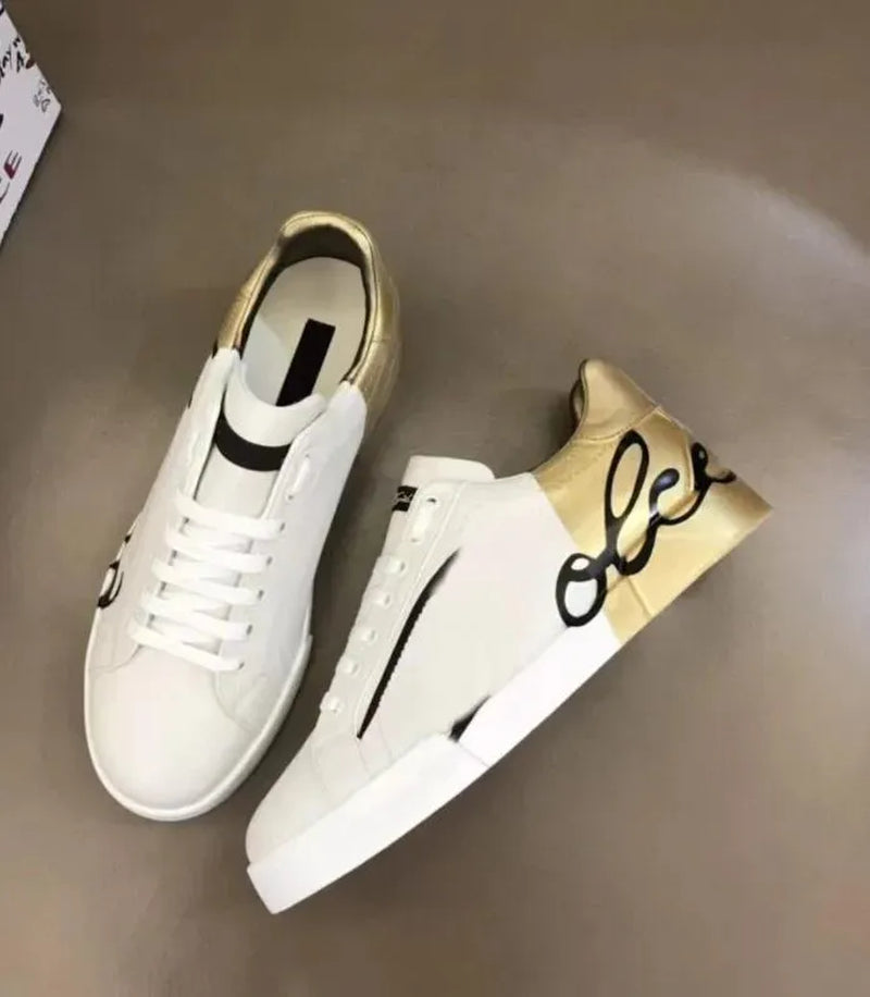 GD Premium Leather Sneakers | Luxury Designer Collection for Men & Women