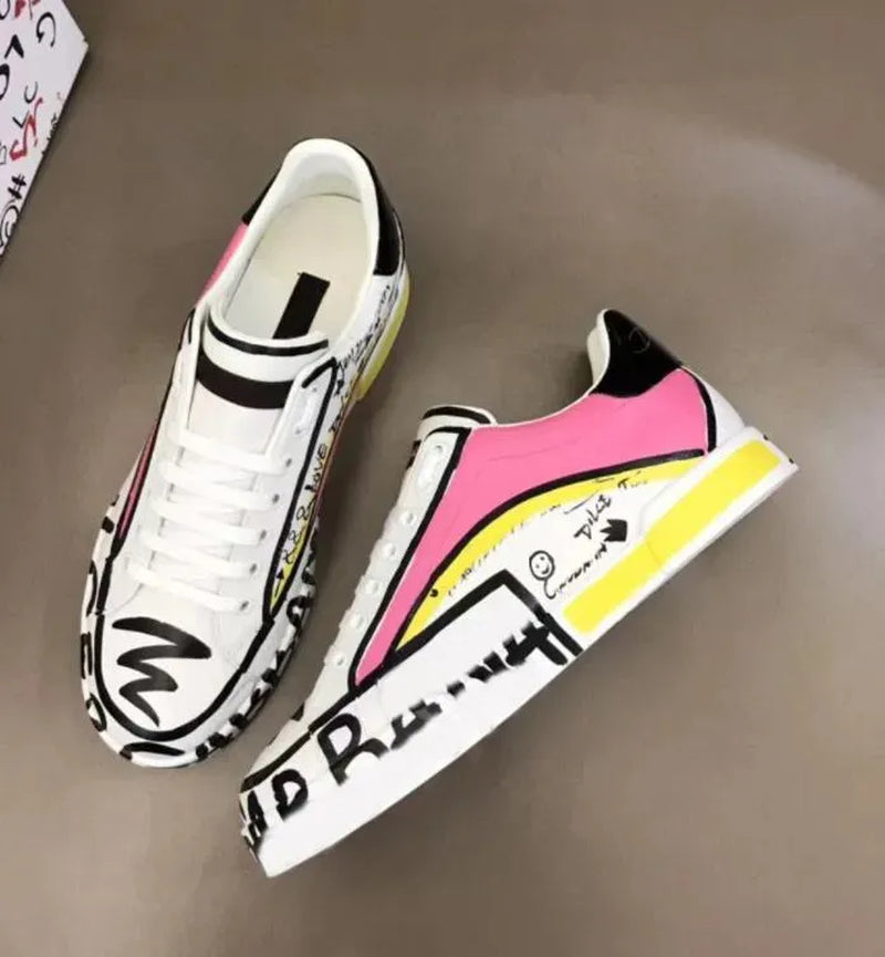 GD Premium Leather Sneakers | Luxury Designer Collection for Men & Women