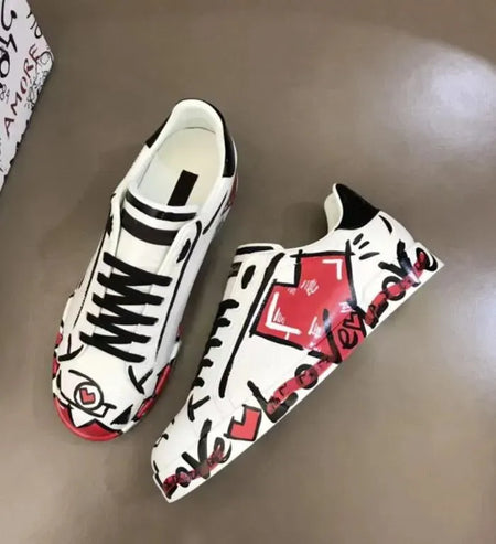 GD Premium Leather Sneakers | Luxury Designer Collection for Men & Women