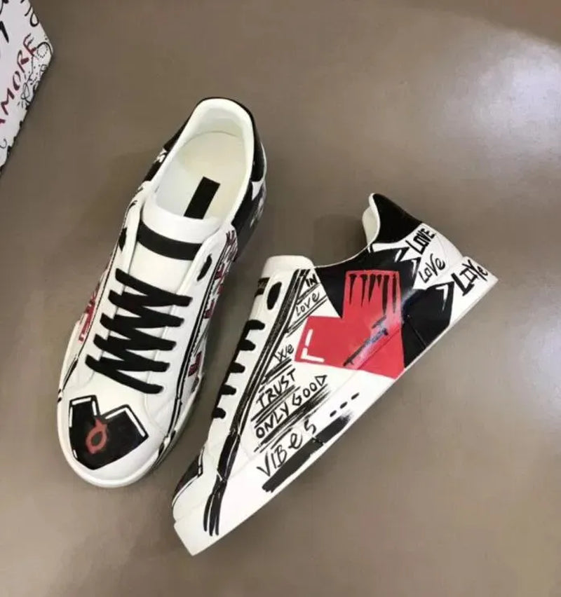 GD Premium Leather Sneakers | Luxury Designer Collection for Men & Women