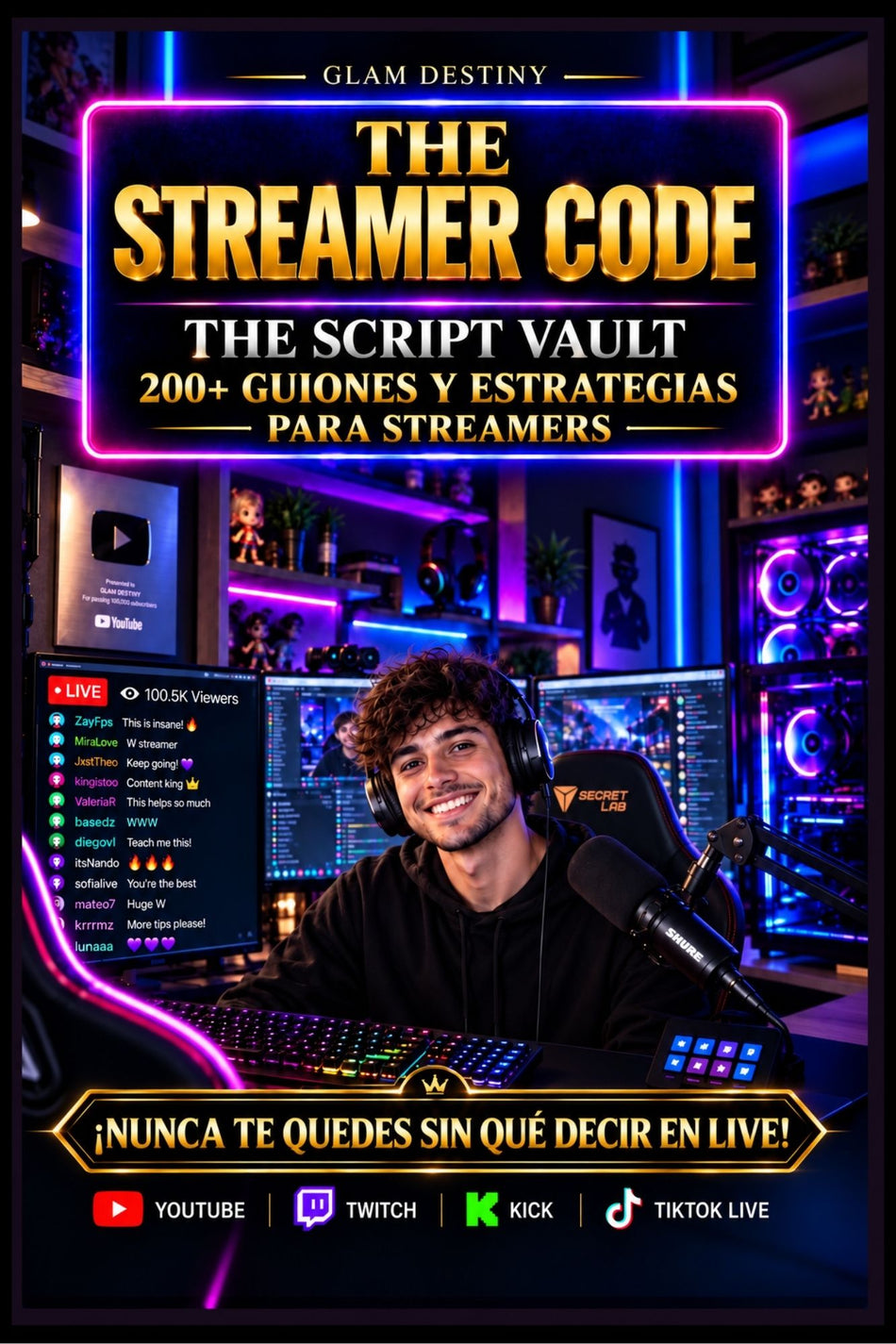EL CÓDIGO DEL STREAMER: TIPS Y GUIONES PARA TUS LIVES